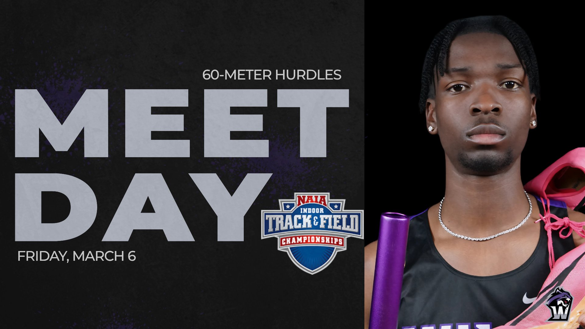 Ronald Garrett Jr. qualifies for the NAIA Men's Indoor Track and Field national championship for the second time in three seasons.