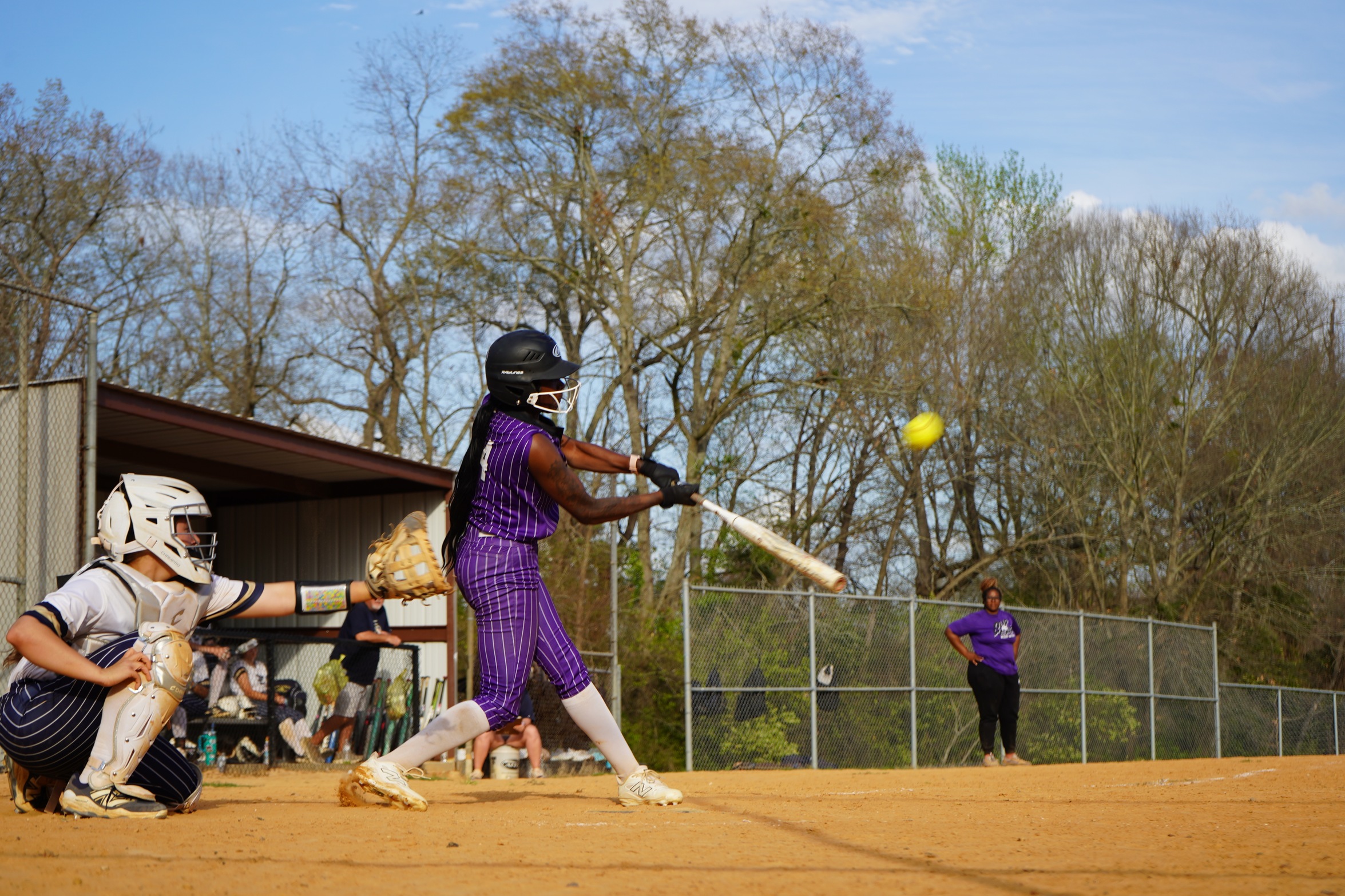 Dyniste Lacy recorded five hits in the doubleheader.