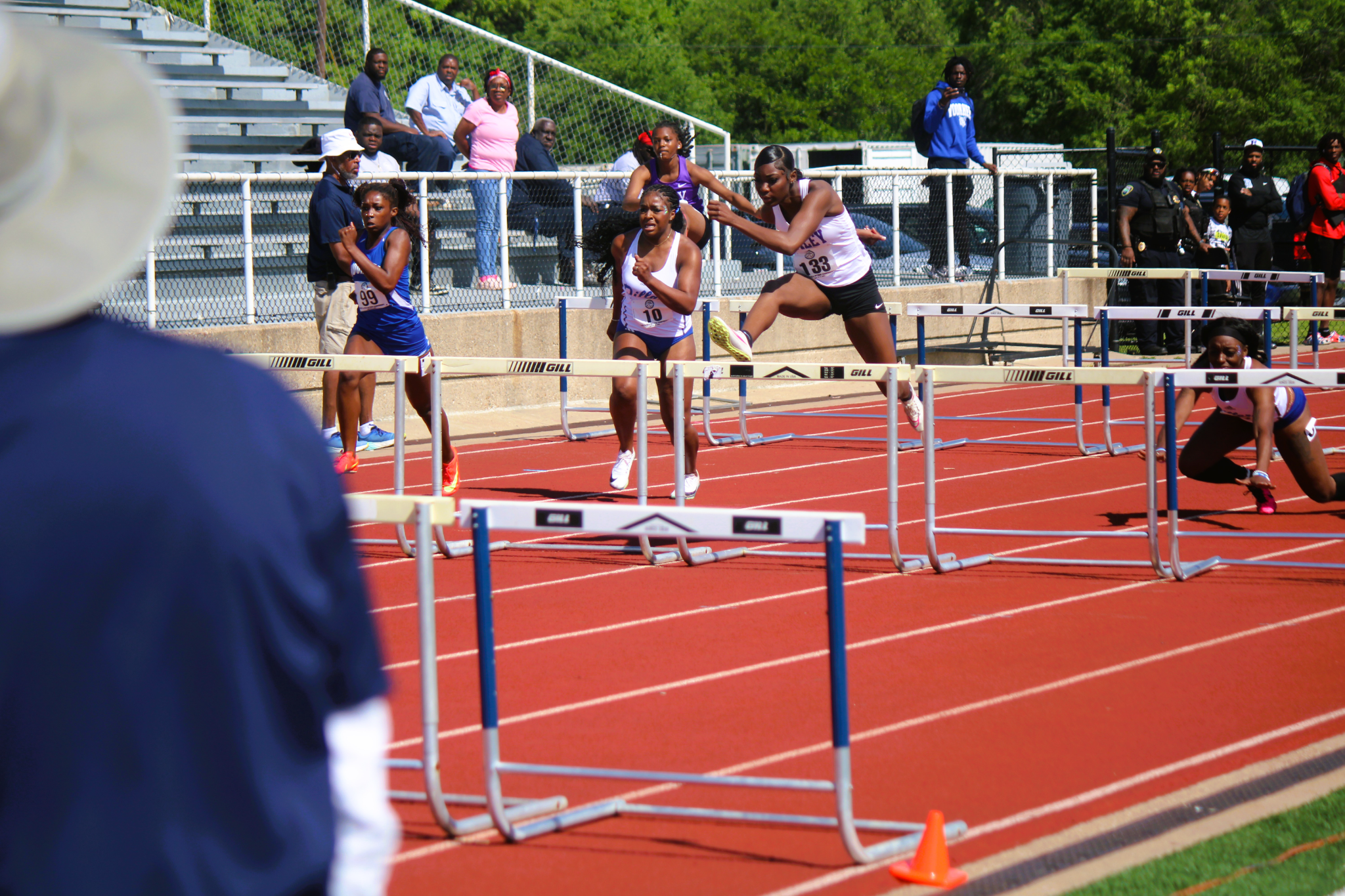 Ariel Johnson won the race by 42 seconds.